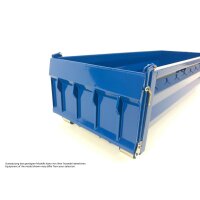 Rib-less hooklift bin, mid-high