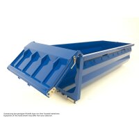 Rib-less hooklift bin, mid-high