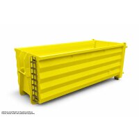 Rib-less hooklift bin, high