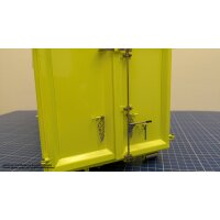 Rib-less hooklift bin, high