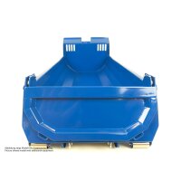 Hooklift halfpipe bin, low