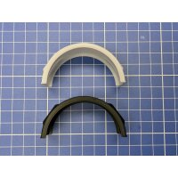 Mudguard half for 52mm double tires