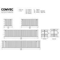 Container-Front 4 Door rods 1:14,5