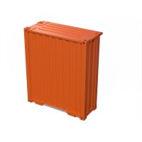 Container-Heck 45ft mit Tunnel HighCube 1:14