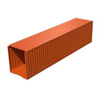 Container-Mitte 40ft HighCube mit Tunnel 1:14