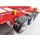 Tridem drawbar trailer for roll-off containers