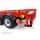 Tridem drawbar trailer for roll-off containers