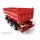 Tridem drawbar trailer for roll-off containers