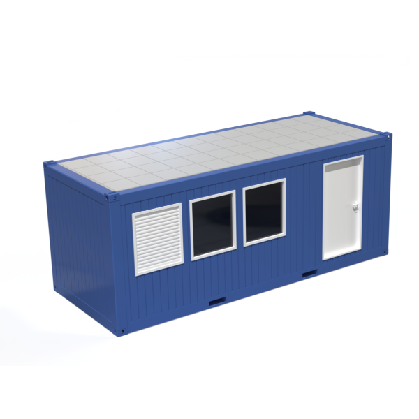 Office container 1:14.5 with door and windows on long side