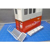 Office container 1:14.5 with door and windows on long side