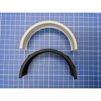 Mudguard half for 83mm single wide tires