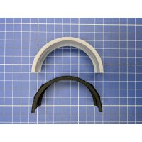 Mudguard half for 59mm double tires - 3d print white / natural