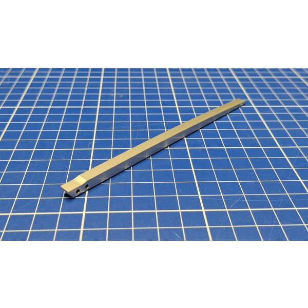 Aluminium stanchion, clear anodized