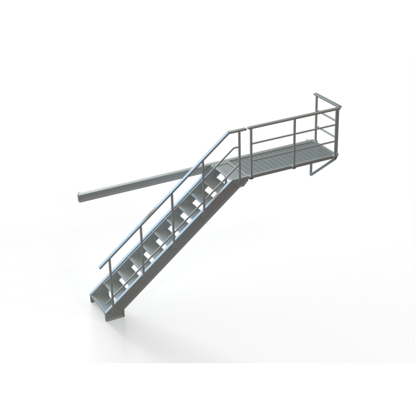 Platform with stairs