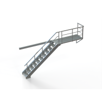 Platform with stairs