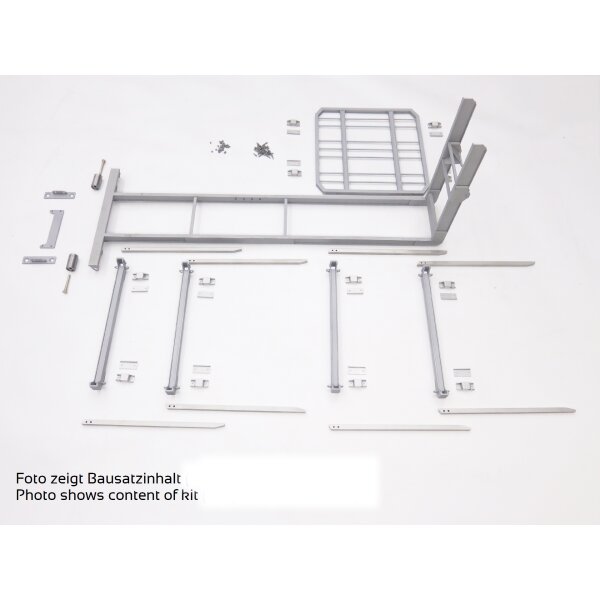 Hookloaderframe with stanchions
